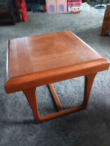 Mid Century Modern End Table Lane Vintage Square Low