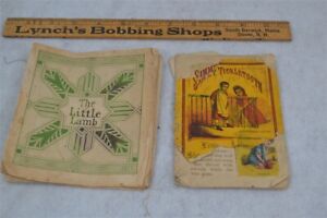 Antique Books Small Paper Chapbook 1880 Sammy Tickletooth Little Lamb Original