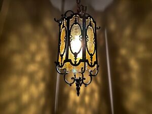 Antique Vintage Brass Crystas Chandelier Lighting Ceiling Lamp Light Fixtures