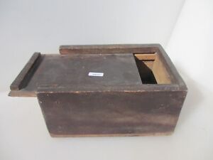 Antique Wooden Box Old Crate Wood Vintage Case Tub Games Holder 8 5 W
