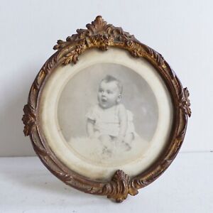 Antique Late 19th Century Picture Photo Bronze Frame 1890 S