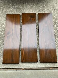 Ethan Allen Dark Antiqued Pine Old Tavern 3 Dining Table Leafs Parts 