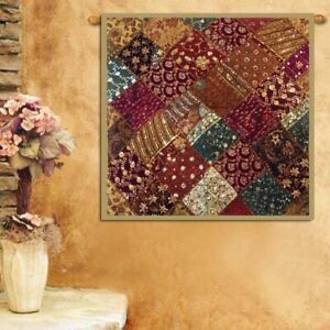 33 Off 40 Stunning Embroidery Sari Home D Cor Art Indian Wall Hanging Tapestry