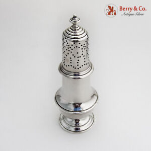 Sugar Shaker Muffineer Currier Roby Sterling Silver