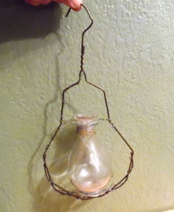 Antique Primitive Farmstead Hanging Fly Wasp Trap 2
