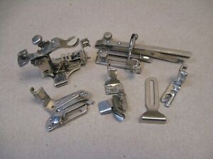 Vtg Lot 11 Singer 221 Sewing Machine Attachments Low Shank 99 66 27 15 201 