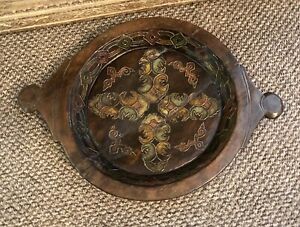 Tibetan Handmade Wooden Bowl Fruit Bowl Salad Bowl