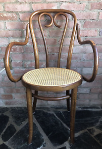 Thonet Bent Wood Bistro Chair Authentic Midcentury Will Ship 1 Of 4