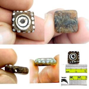 100 Ad Ancient Mosaic Glass Gabri Roman Rare Bead