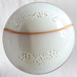 Japanese Pottery Bowl Plate Hagi Ware White Beige 24 2cm 9 5 Dia Vintage