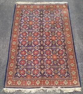 Vintage Estate Floral Oriental Carpet Rug Wool Hand Woven Middle Eastern 10 X6 