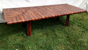 Vintage Exotic And Rare Rosewood Springer Style Dining Table Finest Quality