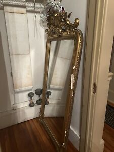 Vintage Early 20th Century Gold Mirror Large