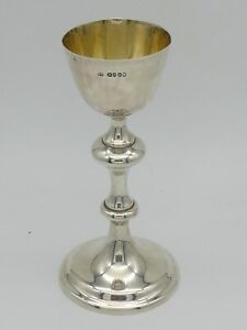 Smart Large Antique Victorian Solid Silver Ecclesiastical Chalice Cup 1893 271 G