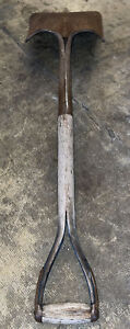 Vintage Antique Wooden Shovel Heat Treated Number 2 S 
