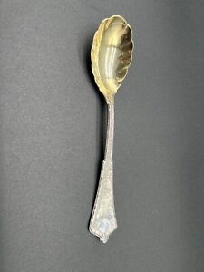 Persian By Tiffany Co Sterling Silver Fluted Preserve Spoon 7 1 8 