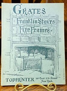 1930 Todhunter Inc Sales Catalog Grates Andirons Franklin Stoves Fireplaces