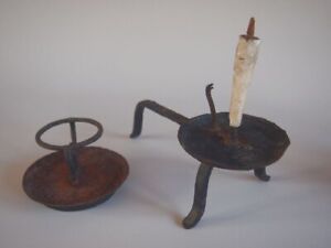 Edo Period Iron Hand Candles Two Types Of Candle Holders Alchemy Hand Candles