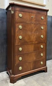 Vintage Baker Furniture Empire Style Mahogany Chest By B Altman 5th Avenue