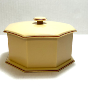 Antique 1930 S Celluloid Bakelite Tusculor Octogan Dresser Jewelry Trinket Box