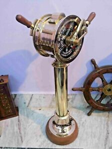 Antique Brass Ship S Engine Order Telegraph Vintage Maritime Collectible Decorat