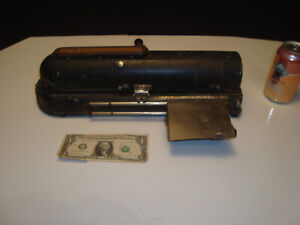 Atq Protectograph Check Writer G W Todd And Company Vintage Industrial Banking