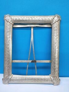 Antique Sterling Silver 900 Picture Frame Handmade Price Reduced