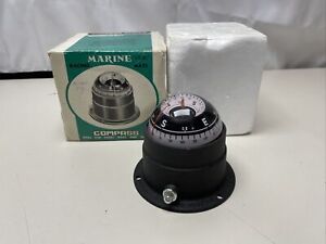 Vintage Ycm Marine Racing Mate Compass Boat Model 4500 Used