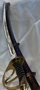 Vintage Ceremonial Indian Sabre Collectable Sword 42 1 2 Inches Long