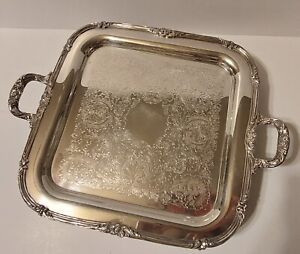 Vintage Salton Hotray Elec Silver Plated Footed Buffet Serving Tray Food Warmer