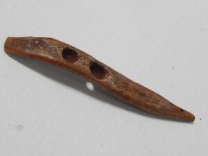 Rare Fossilized Antler Crooked Knife Brevig Mission W Thule Culture 1100ad 