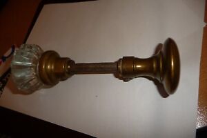  1214 X Antique Door Knobs Lot Of 2 1 Glass And Brass