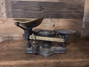 Antique Scale Howe Co Rutland Vermont Cast Iron No 3