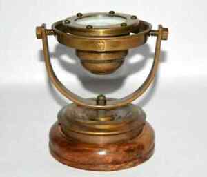 Brass Nautical Gimbal Compass Vintage Ship S Binnacle Gimballed Compass Gift