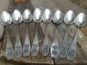 Vintage Sterling Silver Souvenir Teaspoon Pennsylvania Eagle Spoon 15 6g Each