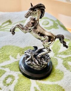 Solid Silver Horse Statue