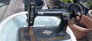 Antique New Home Ruby Treadle Sewing Machine For Parts Repair 1896