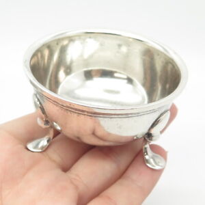 925 Sterling Silver Antique Art Deco Gorham Handcrafted Salt Cellar Bowl 77