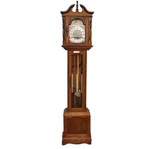 Hermle Black Forest Emperor Grandfather Clock Vintage 1982 451 050h