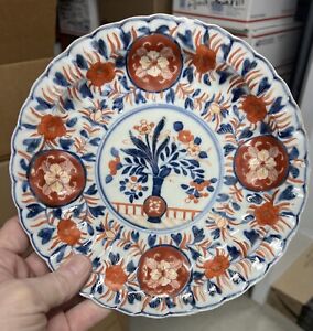 Old Imari 9 Plate Very Nice Vase Pattern