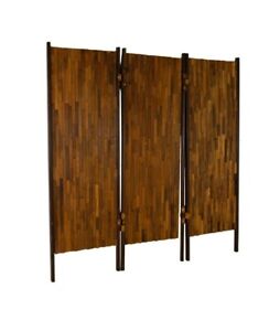 Percival Lafer Mid Century Brazilian Rosewood And Leather Room Divider