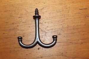 Antique Vintage Under Shelf Screw In Coat Hat Closet Hook Hanger Cast Iron Aa 7