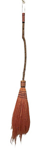 Vintage Stick Handle Broom Handmade 42 5 In Tall Hearth Wall Hanging Home Decor