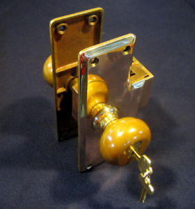 Increadible Antique Indistrial Unit Lock Set W Keys Corbin 2467 Refurbished
