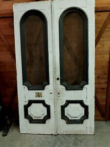 Antique Original Victorian Italianate Doors For Restoration