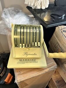 Vintage Paymaster Series S 1000 Check Writer With Key