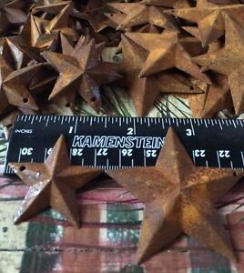 50 Total Rusty Barn Stars Star 25 1 5 38mm 25 2 25 57mm Country Rust