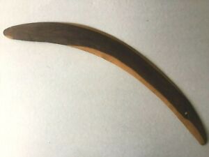 Aboriginal Old Mulga Wood Wooden Boomerang From North Western Australia Pilbara