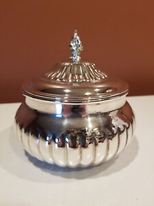 Vintage Meriden Silver Bowl With Lid New With Packaging