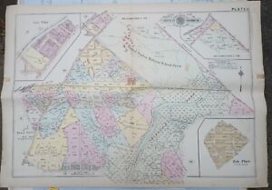 Large 1921 Washington Dc Baist S Real Estate Map Mt Olivet Bladensburg Anacostia